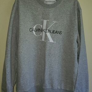 Calvin Klein Jeans Gray Sweater for Men